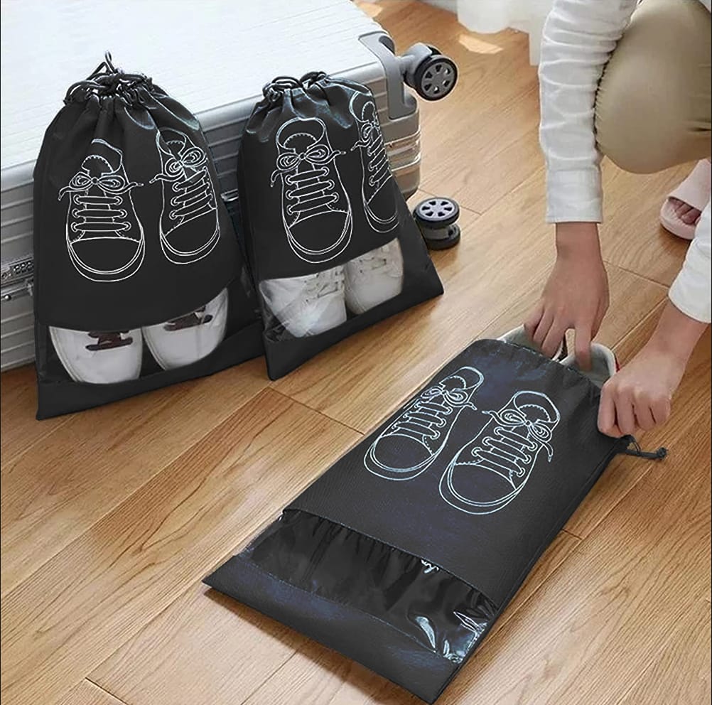 Travel Shoe Bags, Large Shoes Pouch Packing Organizers